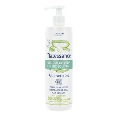 Abbildung von Natessance Aloe Vera Gel Reiner Bio Fair Trade Saft 400 ml