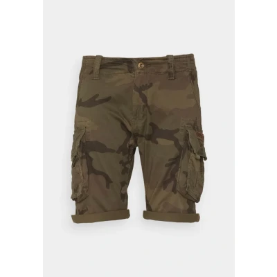 Abbildung von Alpha Industries Herren Crew Short Camo Für Cargos, Dark Olive Camo, 31 EU