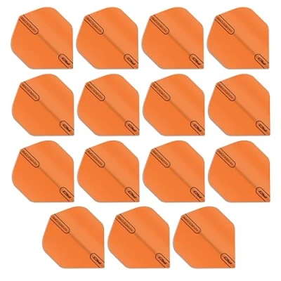 Abbildung von RED DRAGON Hardcore XT Colours Extra Thick Standard Dart Flights 5 Sets Per Pack (15 in total) (Orange)