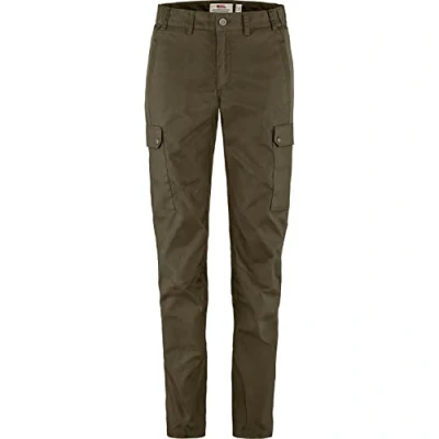 Abbildung von Fjallraven 84775 633 Stina Trousers W Pants Damen Dark Olive Größe 40/S