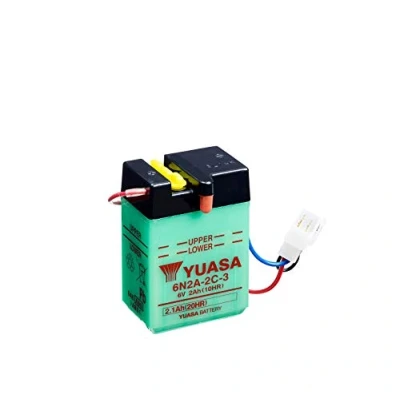 Abbildung von YUASA BATTERIE 6N2A 2C 3 offen ohne Saeure