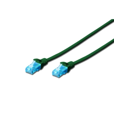 Abbildung von DIGITUS Patch Kabel RJ 45 (M) zu 5 m CCA U/UTP Cat 5e grün (DK 1512 050/G)