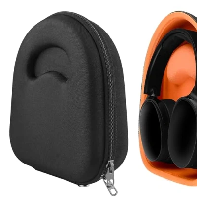 Abbildung von GEEKRIA Tasche Kopfhörer für Skullcandy Hesh 3, Grado SR80e SR80i SR60i SR60e RS2i RS1i RS2e RS1e SR125 SR225, Schutztasche, Hard Tragetasche