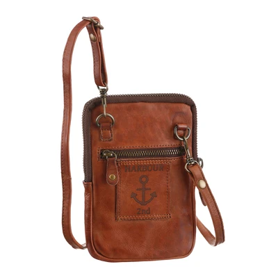 Abbildung von HARBOUR 2nd Mini Bag &quot;Benita&quot;, aus griffigem Leder mit typischen Marken Anker Label