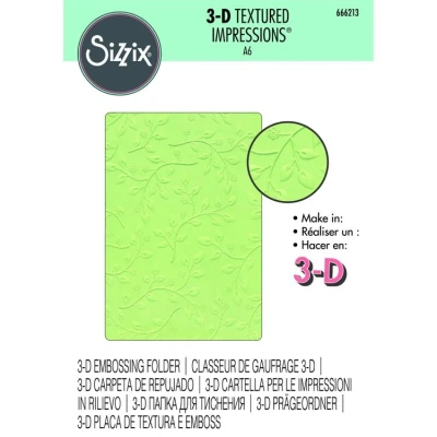 Abbildung von Sizzix 3D Textured Impressions Summer Foliage (666213) (DISCONTINUED)