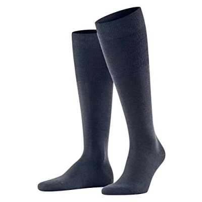 Abbildung von Falke Airport KH Kniestrümpfe, Herren, Größe: 47/48, Space blue