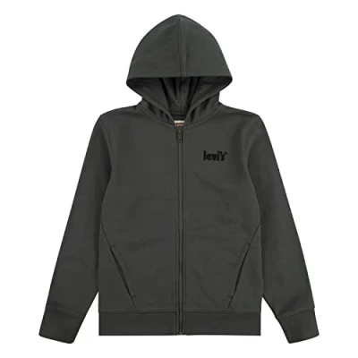 Abbildung von Levi&#039;s Kids Lvb logo full zip hoodie Jungen 14 Jahre Dark Shadow