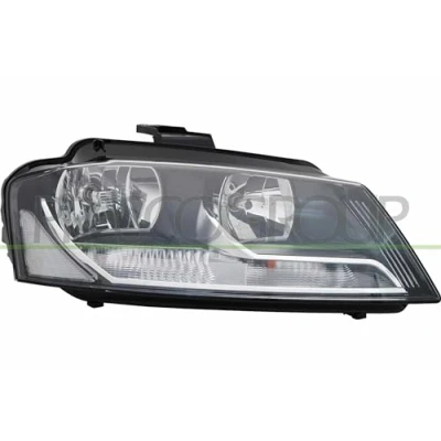 Abbildung von PRASCO AD3224904 Scheinwerfer links H7/H7 mit Tagfahrlicht Stellmotor für LWR AUDI: A3 Schrägheck, Sportback, Cabrio