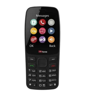 Abbildung von TTfone TT175 Einfaches Mobiltelefon mit 2,4 Zoll Bildschirm, Entsperrter Dual SIM Grundlegende Funktionen, Kamera, Taschenlampe, Medien, Spiel und Bluetooth