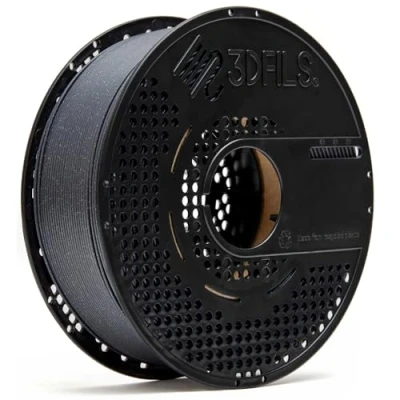 Abbildung von 3DFILS PLA Glitter Filament für Neat Winding Esfill MAX: 1,75 mm, 1 kg, galaktisches Grau