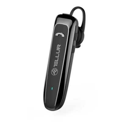 Abbildung von TELLUR VOX 95 Headset Bluetooth Handy, für Handys USB C, 20 Stunden Gesprächszeit, BT v5.3, Multipoint Zwei verbundene Geräte, 360 Drehung rechtes oder linkes Ohr, iPhone/Android/Windows