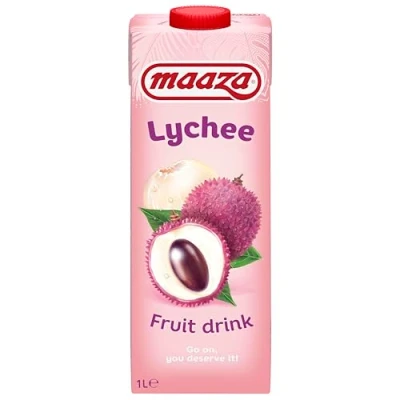 Abbildung von Maaza Lychee Fruit Drink, Litschi Fruchtsaft zum Genießen, 6x1l