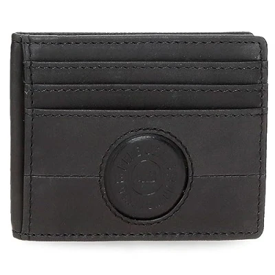 Abbildung von Pepe Jeans Cracker kartenetui Schwarz 9,5x7,5 cm Leder, Schwarz, Talla única,