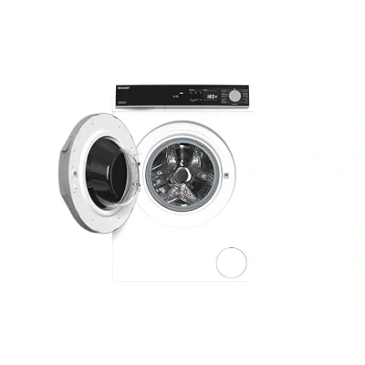 Abbildung von Sharp ES NFA014BW1NA DE Waschmaschine, 10 kg, 1400 U/Min, A Energieeffizienz, Inverter Motor, AquaStop, AllergySafe, Startzeitvorwahl, Weiß