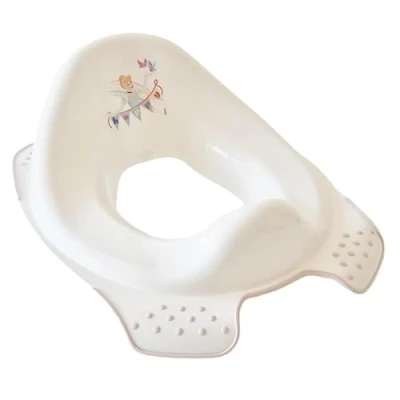 Abbildung von KiNDERWELT Premium Toilettensitz für Kinder und Babys Prinzessin weiss Töpfchen Kleinkinder ab 18 Monaten, abwischbar, rutschfest BPA frei