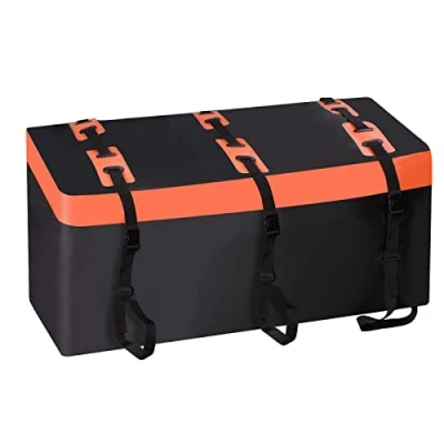 Abbildung von SUNORCHID Dachbox Auto,Heckbox für Anhängerkupplung 566 Liter 600D PVC Car Cargo Rooftop Box Wasserdicht Reißfest Faltbare Gepäckbox
