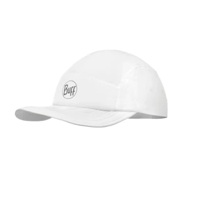 Abbildung von BUFF® Kappe 5 Panel Go Männlich Weiblich Erwachsene Flexibel, UPF50, Verstellbar, Nachhaltig, Leicht, Laufen, Recycelte Materialien, Komfortabel, S/M, Blanc