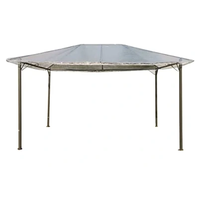 Abbildung von QUICK STAR Pavillon Schutzhaube 3x4 m Nizza Wasserdicht Transparent