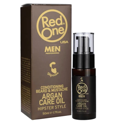 Abbildung von Red One Conditioning Beard &amp; Mustache Argan Oil 50ml