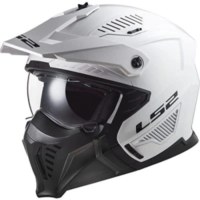 Abbildung von LS2 OF606 Drifter Solid White 2XL Jethelm