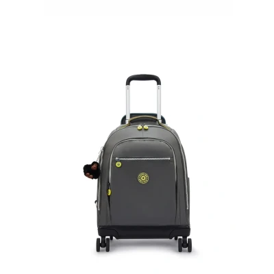 Abbildung von Kipling New ZEA Großer Rucksack mit Rollen, Back to Grey (Grau)
