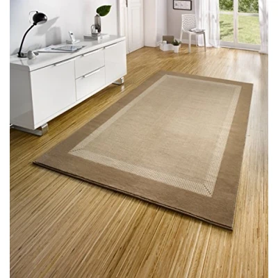 Abbildung von HANSE Home Teppich &quot;Band&quot;, rechteckig, Kurzflor, Weich, Wohnzimmer, Schlafzimmer, Esszimmer Küche, Flur