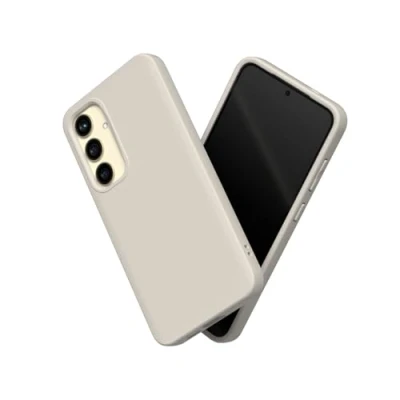 Abbildung von RhinoShield Case kompatibel mit [Galaxy S24+] SolidSuit Stoßdämpfende &amp; schlanke Schutzhülle Premium Finish 3.5 Meter Fallschutz Sandbeige