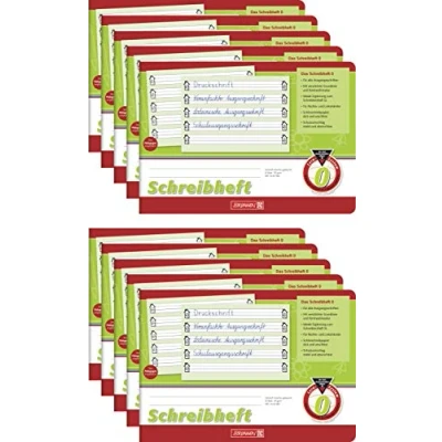 Abbildung von Brunnen Schreiblernheft (10 Stück, Schreibheft Lin. 0)
