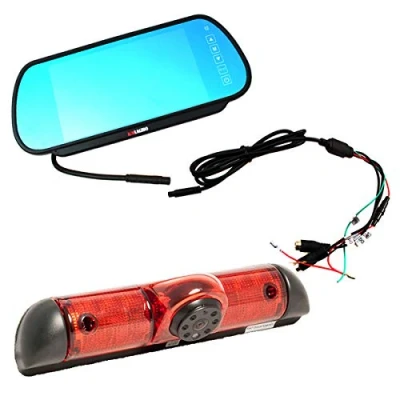 Abbildung von Auto Dritte Dach Top Mount Bremsleuchte Kamera Bremslicht Rückfahrkamera für Citroen Jumper/FIAT DUCATO X250 / Peugeot Boxer +7.0&quot; Zoll Monitor TFT Bildschirm LKW KFZ LCD Display E Mark