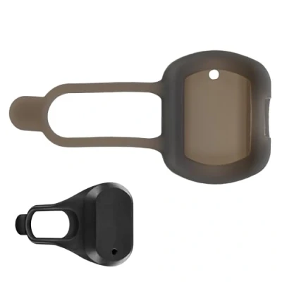 Abbildung von kwmobile Fahrradcomputer Silikonhülle kompatibel mit Garmin Speed Sensor 2 Hülle Trittfrequenzsensor Schutzhülle Silikon Case Cadence Grau