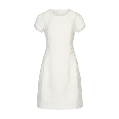 Abbildung von Apart Kurzes Jacquard Cocktailkleid/festliches Kleid, Damen, Größe: 42, Creme