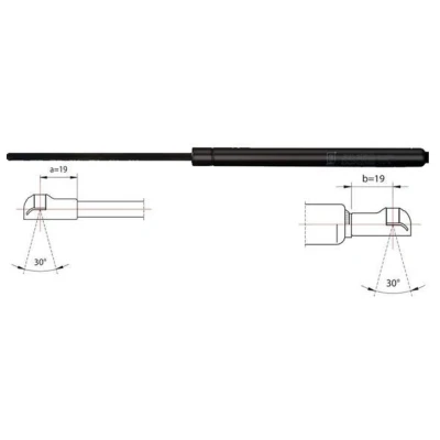 Abbildung von METZGER 2110307 Heckklappendämpfer 420 271,5 VOLVO: S60 I