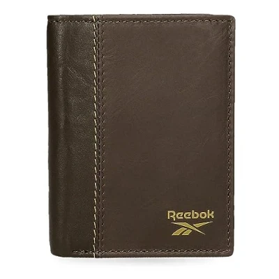 Abbildung von Reebok Division Vertikale Geldbörse mit Geldbörse, braun, 8,5 x 10,5 1 cm Leder, Talla única,
