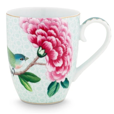 Abbildung von PIP STUDIO Blushing Birds Henkelbecher white 0,35 l
