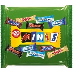Abbildung von Mixed Minis Beutel, Mars, Snickers, Bounty, Twix, Milky Way &amp; mehr, (1 x 400g)