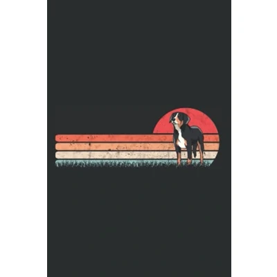 Abbildung von Appenzeller Sennenhund Notizbuch: Retro Hund Vintage / 6x9 Zoll 120 linierte Seiten