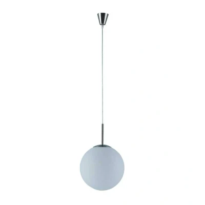 Abbildung von Lindby Hängeleuchte Marike, Ø 30 cm, weiß, Glas, Kugel, E27
