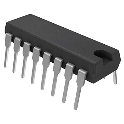 Abbildung von Microchip Technology MCP3208 CI/P Datenlogik IC Setup Analog Digital Wandler (ADC) Extern PDIP 16
