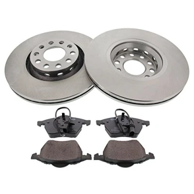 Abbildung von MAPCO 47899 Bremsscheiben und beläge Vorderachse Belüftet mit Anti Quietsch Blech inkl. Verschleißwarnkontakt AUDI: A4 B7 Avant, A6 C5 Avant