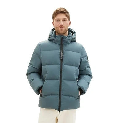 Abbildung von TOM Tailor Puffer Daunenjacke, Herren, Größe: XXL, Dusty dark teal