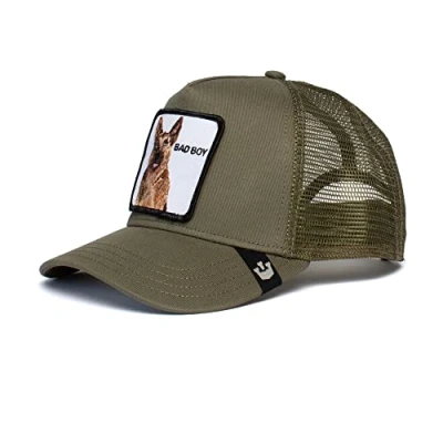 Abbildung von Goorin Bros. Damen Farm Unisex Trucker Cap Baseballkappe, Olive (The Bad Boy), Einheitsgröße