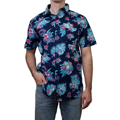 Abbildung von Star Wars Herren Shirt Hemd mit Button Down Kragen, Peacoat gezogene Kordeln, L