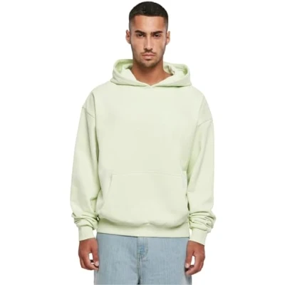 Abbildung von Build Your Brand Herren BY162 Ultra Heavy Cotton Box Hoody Kapuzenpullover, lightmint, 4XL