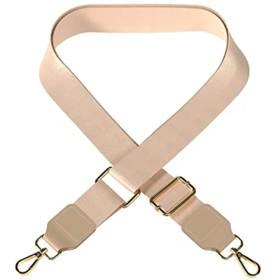 Abbildung von EAZY CASE Schulterriemen Schultergurte für Taschen unifarbend Ersatzband Schulterband DIY Handtaschenband Beige Taupe