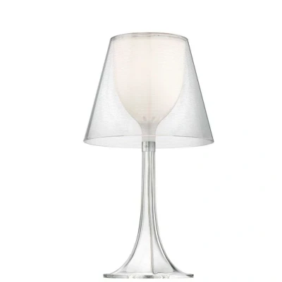 Abbildung von FLOS Miss K Tischlampe, Dimmschalter, transparent