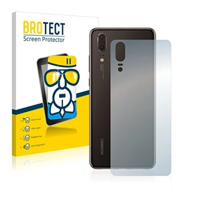Abbildung von BROTECT Schutzglas für Huawei P20 (Rückseite) Schutzfolie Panzer Folie Glas [Extrem Kratzfest 9H, Anti Fingerprint, Ultra Transparent]