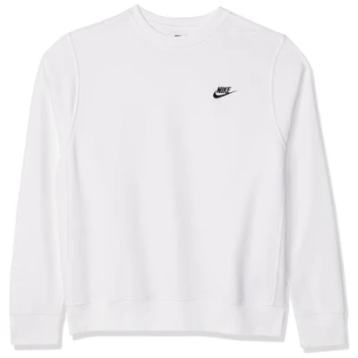Abbildung von Nike Sportswear Sweatshirt, Herren, Größe: Large, White/black