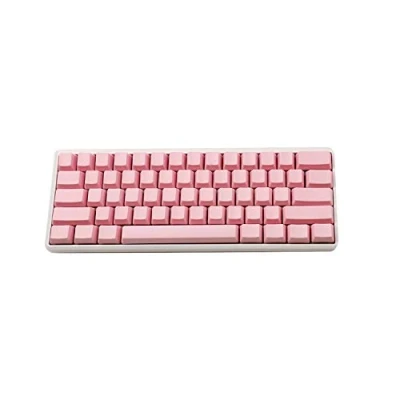 Abbildung von NPKC Blank Thick PBT OEM Profile 61 ANSI Keycaps for MX Switches Mechanical Keyboard (Pink)