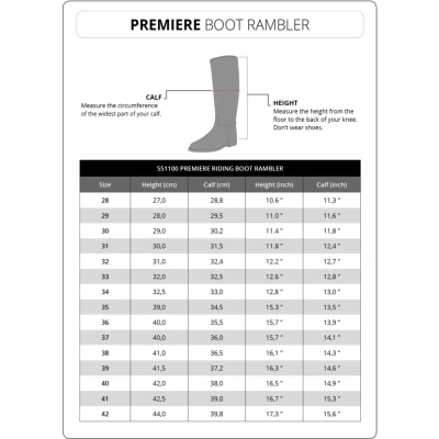 Abbildung von Premiere Reitstiefel Rambler 40 Schwarz