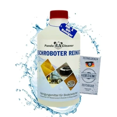 Abbildung von PandaCleaner 500ml Bio Reiniger Wischroboter Bodenreiniger für Saugwischer Extrem ergiebig, schaumarm, schnell trocknend nachhaltige Reinigung (500ml)